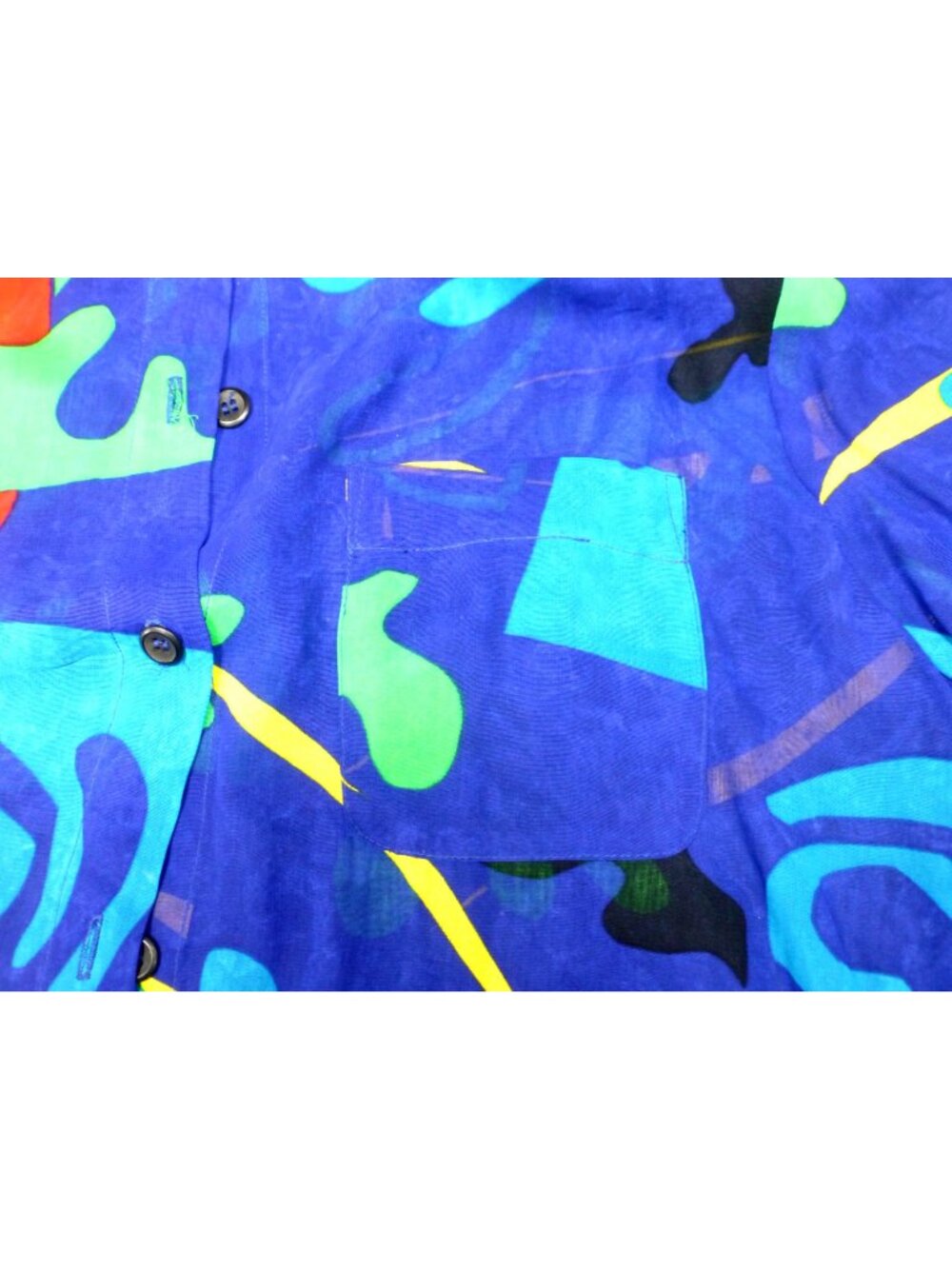 Vtg Carole Little Options Wearable Art Button-Up Shirt Abstract Print Size 12 US - Picture 7 of 12